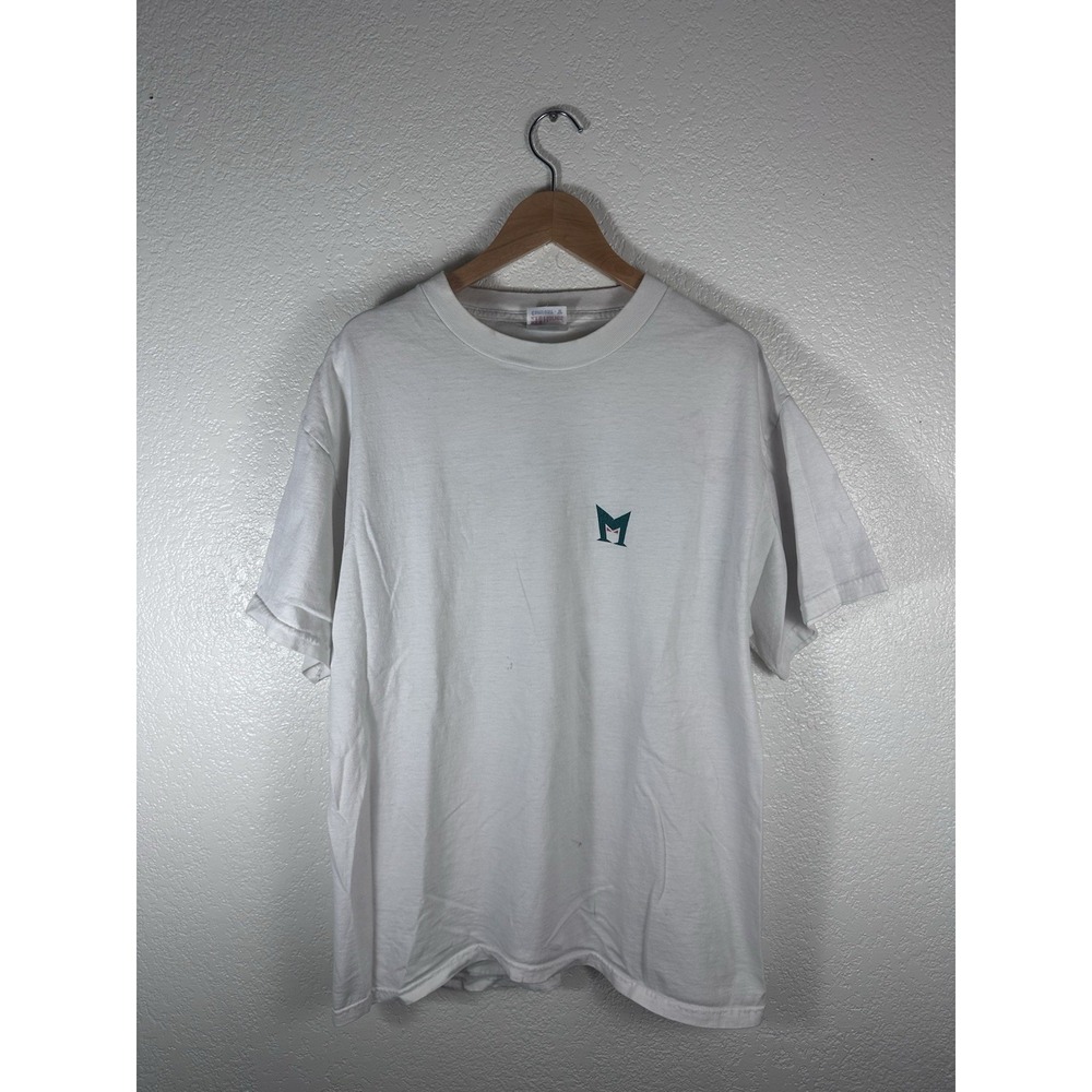 Mephisto Walking Shoes Logo Promo T Shirt Hanes Comfort-T White Large